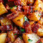 These Honey Bacon Roasted Potatoes are a perfect blend of savory, sweet, and crispy. With crispy bacon, golden roasted potatoes, and a touch of honey, this dish is sure to be a hit at any meal!