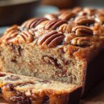 This Sweet Alabama Pecan Bread is a rich and flavorful treat that's perfect for any occasion. Loaded with toasted pecans, it's moist, sweet, and easy to make in a single bowl. Enjoy it on its own or with a scoop of vanilla ice cream!