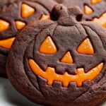 These spooky Jack-o’-Lantern Chocolate Sugar Cookies are a hit with my family every Halloween! Every year, we gather around to create these fun, festive treats. The combination of rich chocolate cookies and creamy orange-tinted cream cheese frosting makes these not only delicious but also a lot of fun to decorate. The kids love getting creative with their own jack-o'-lantern faces!